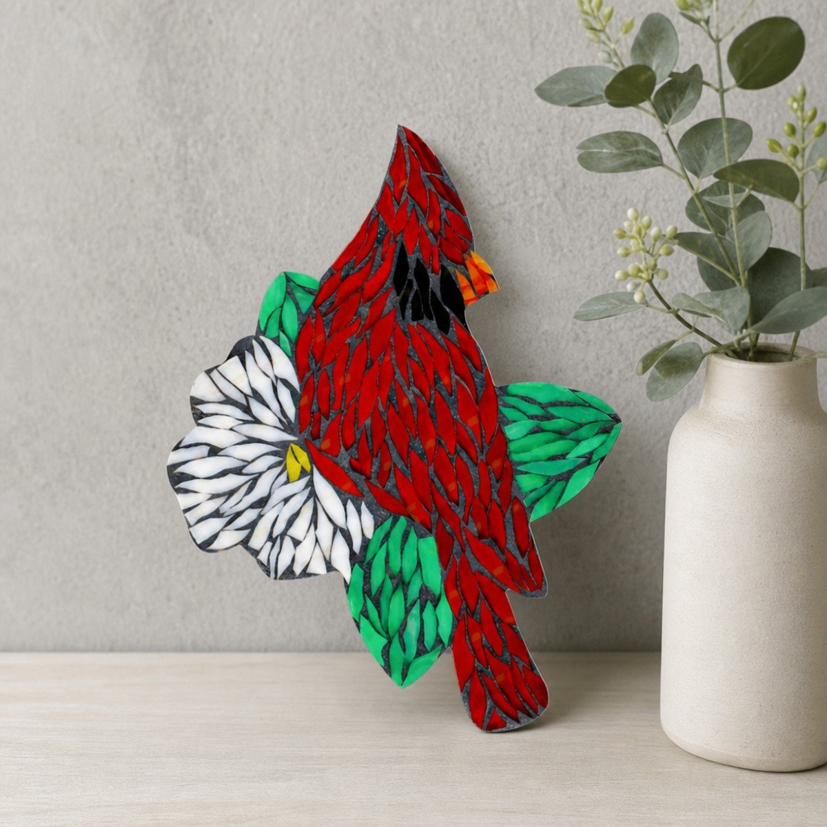 Guiding Cardinal Glass Mosaic Art Kit