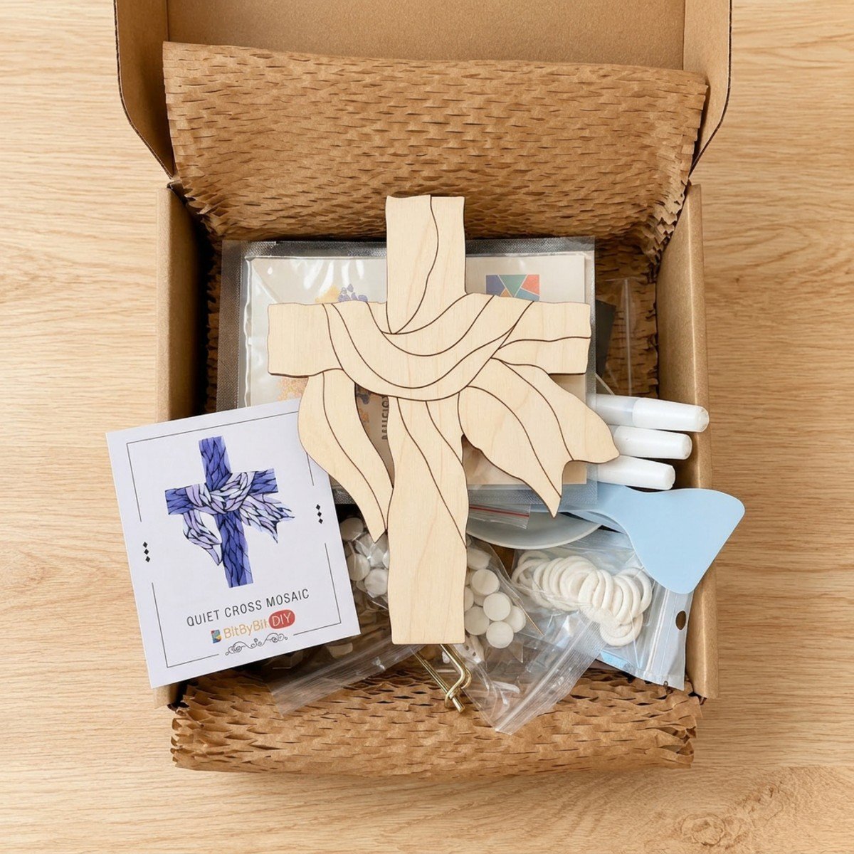 Quiet Cross Glass Mosaic Art Kit