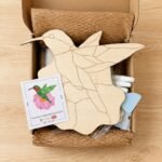 Hovering Hummingbird Glass Mosaic Art Kit