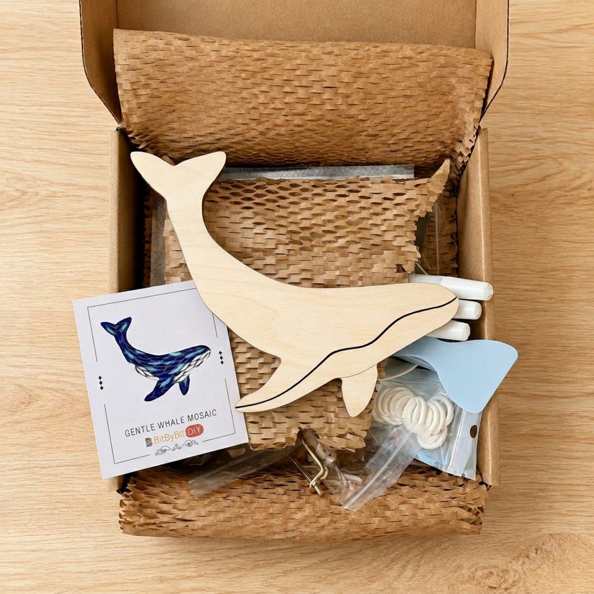 Gentle Whale Glass Mosaic Art Kit