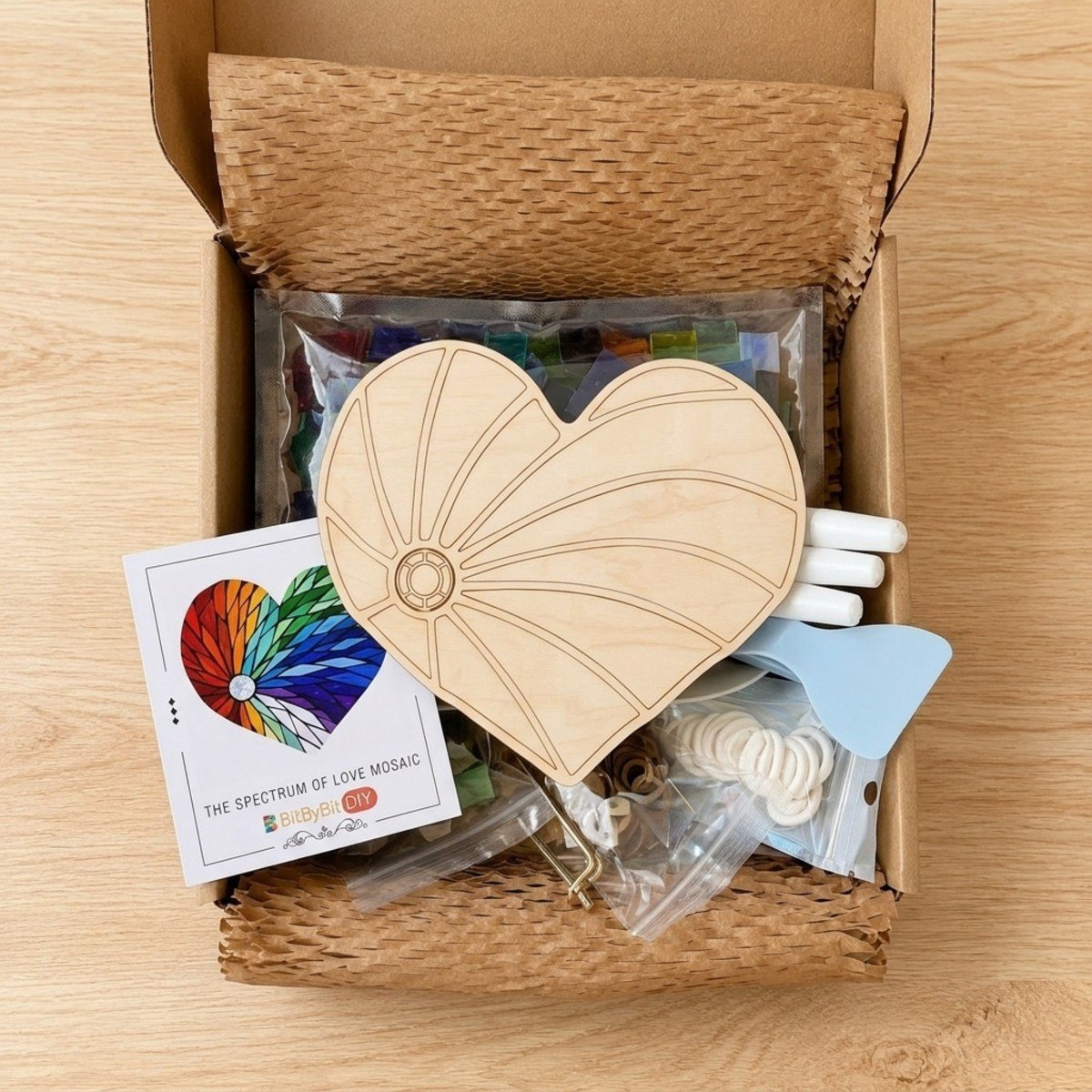 The Spectrum of Love Glass Mosaic Art Kit