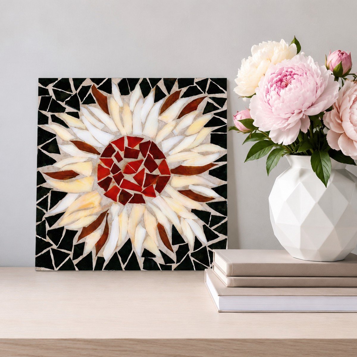 Radiant Sunflower Glass Mosaic Art Kit