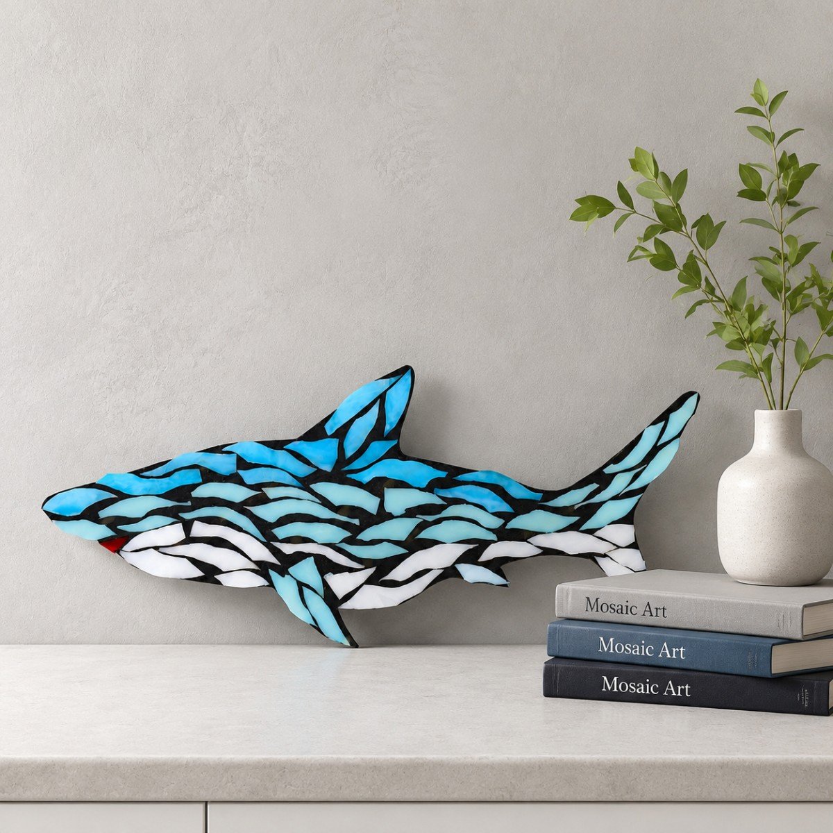 Steady Shark Glass Mosaic Art Kit
