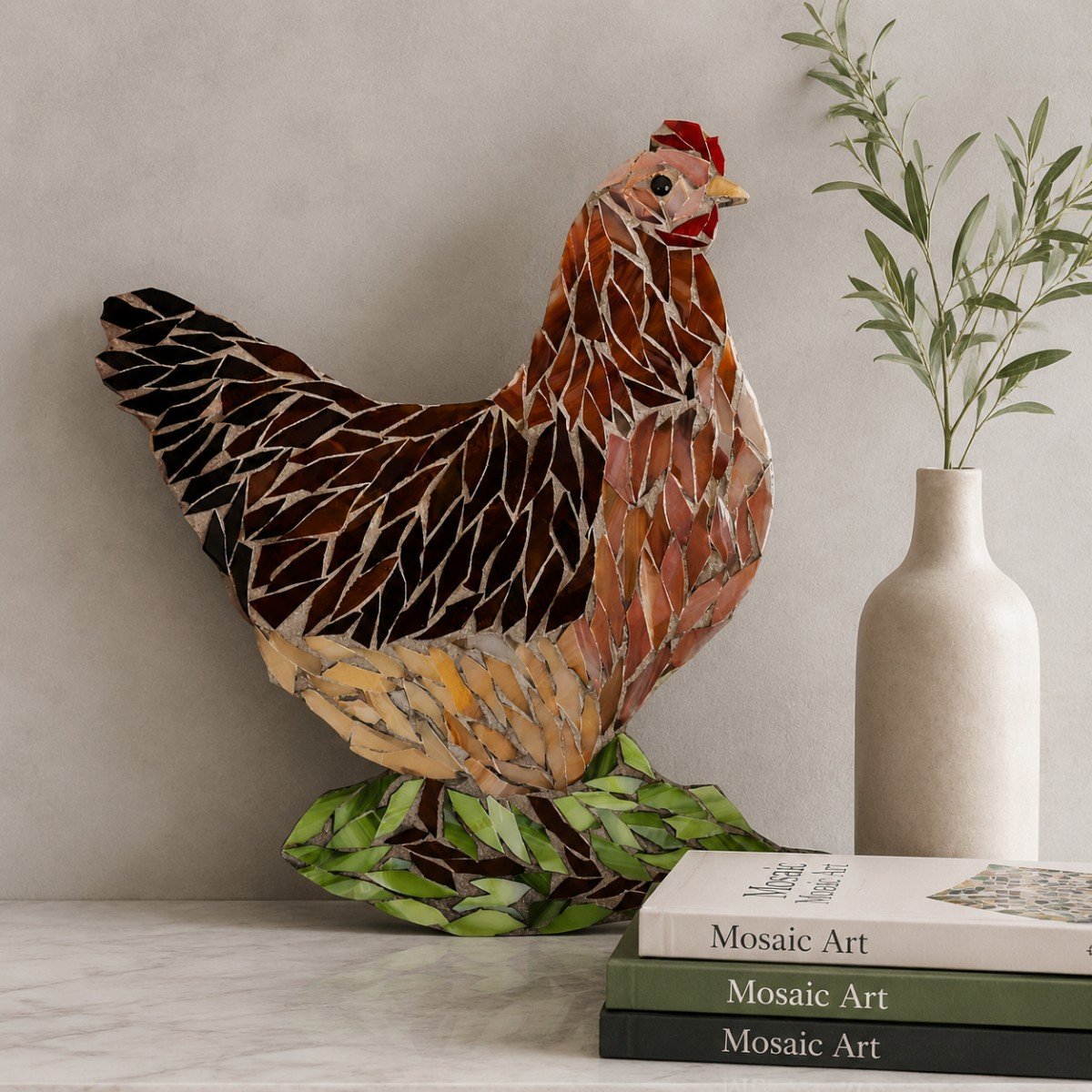 Gentle Hen Glass Mosaic Art Kit