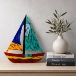 Steady Sailboat Glass Mosaic Art Kit