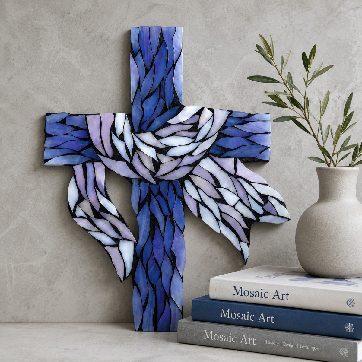 Quiet Cross Glass Mosaic Art Kit