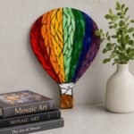 Colorful Hot Air Balloon Glass Mosaic Art Kit