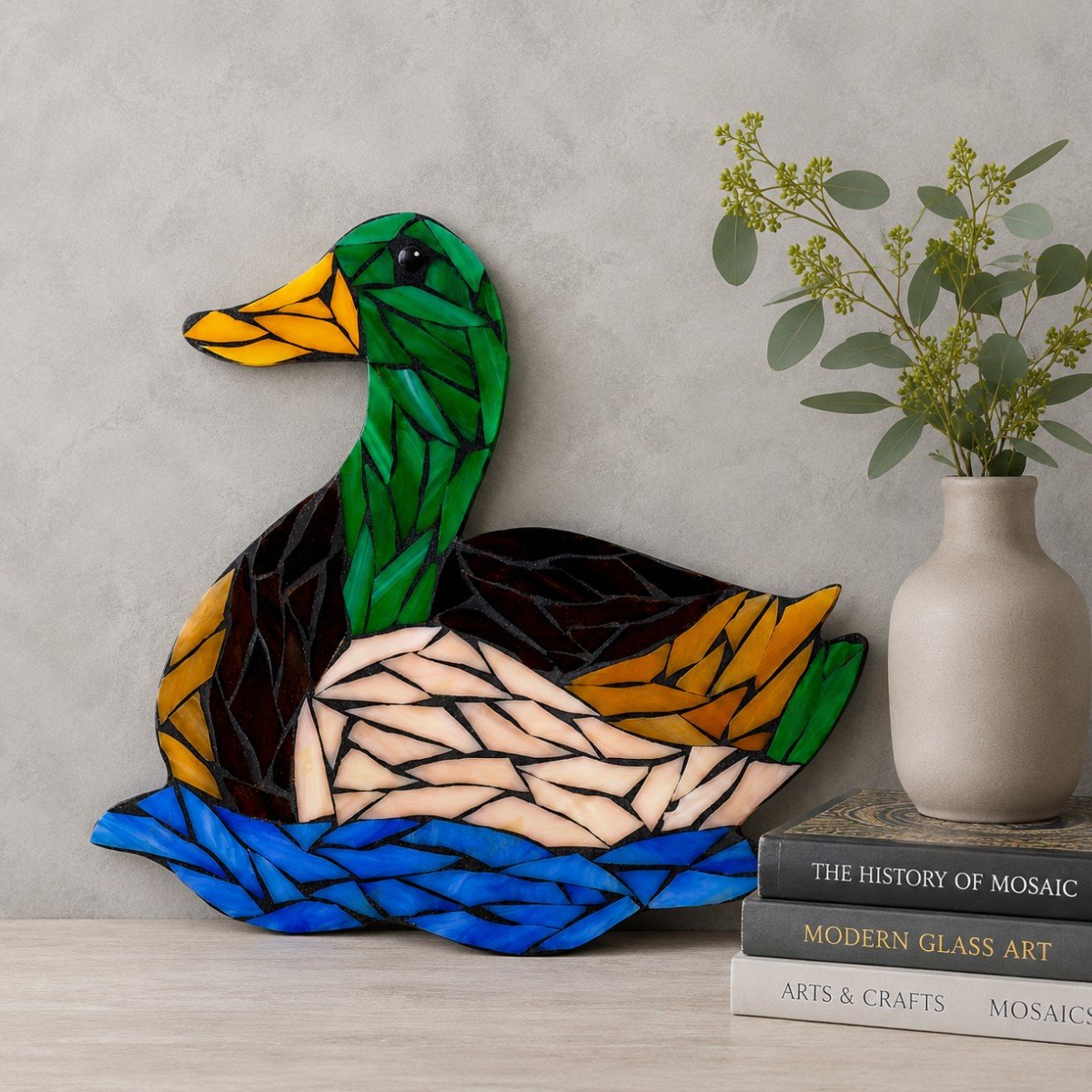 Calm Mallard Glass Mosaic Art Kit