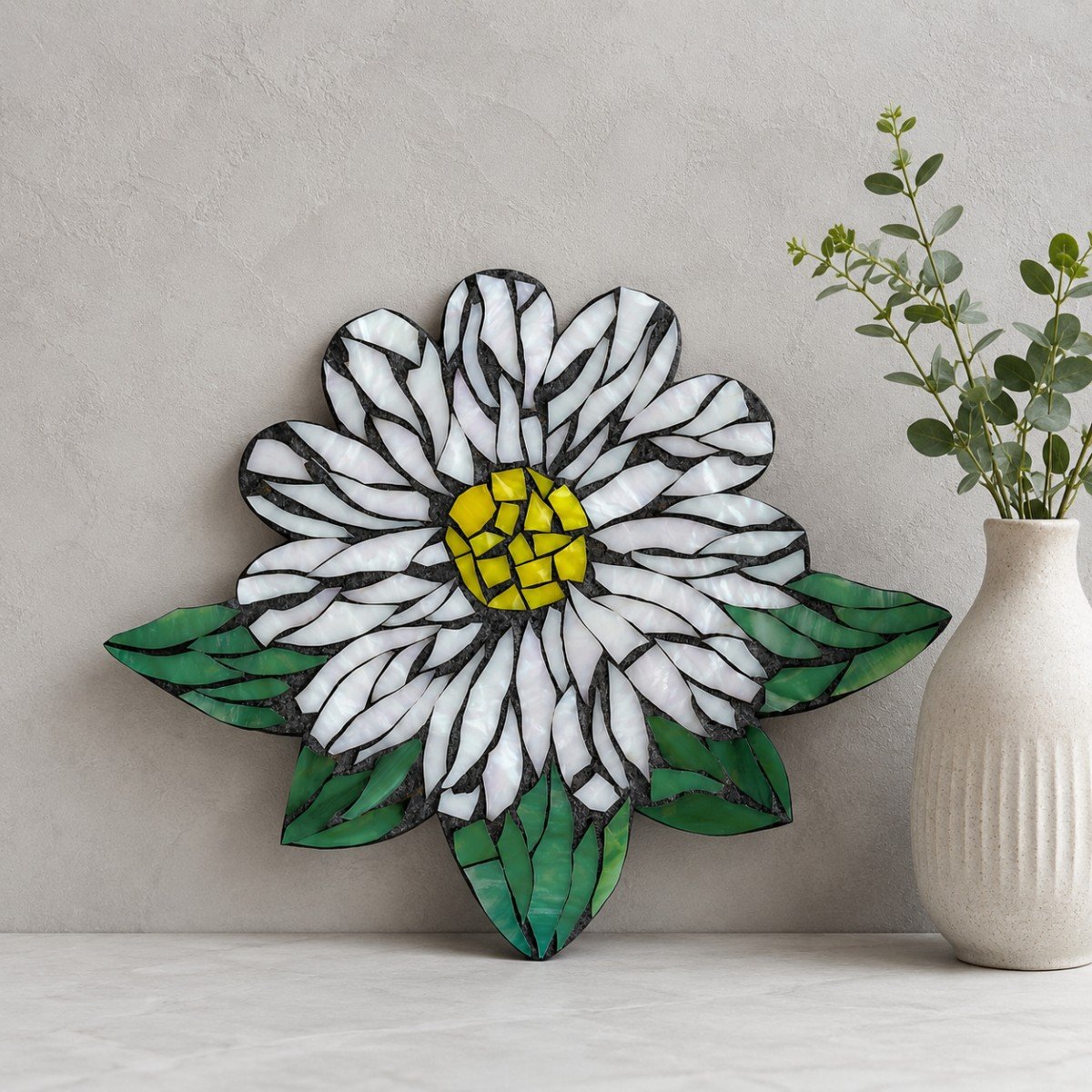Gentle Daisy Glass Mosaic Art Kit