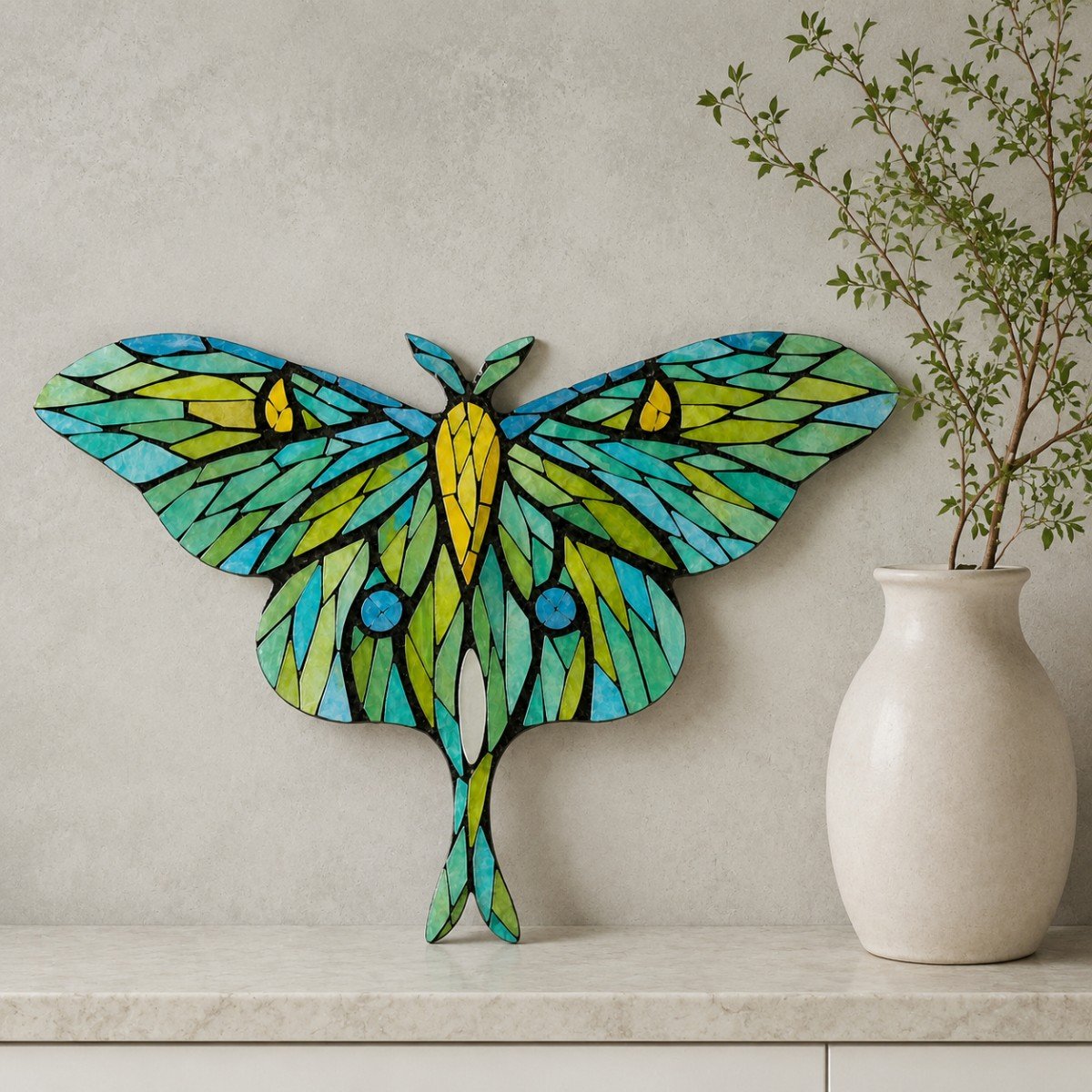 The Luna Whisper Glass Mosaic Art Kit