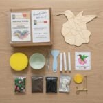 Hovering Hummingbird Glass Mosaic Art Kit