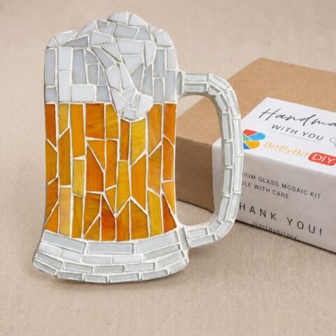 Cozy Beer Glass Mosaic Art Kit