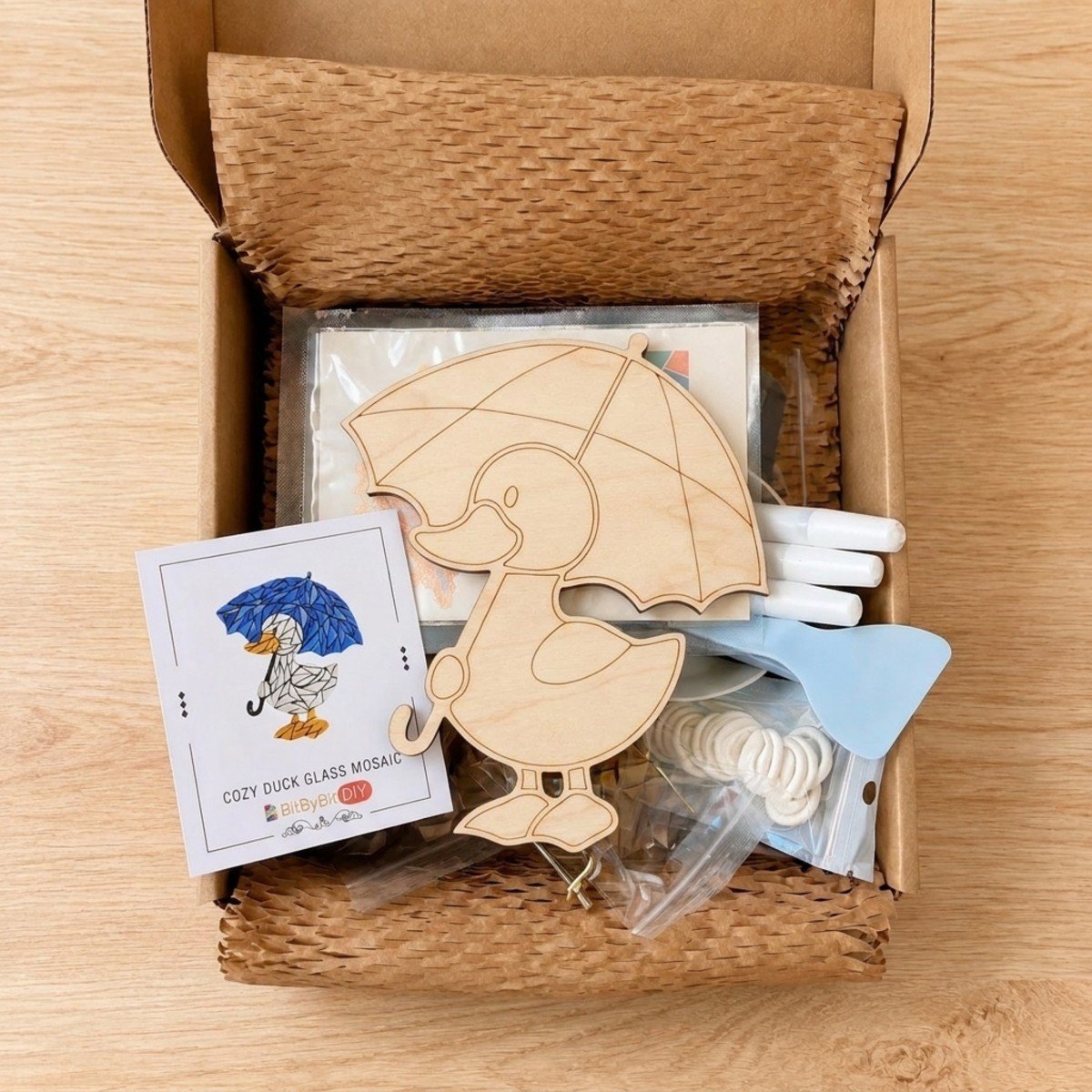 Cozy Duck Mosaic Art Kit