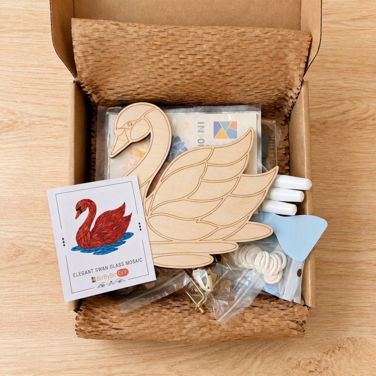 Elegant Swan Mosaic Art Kit