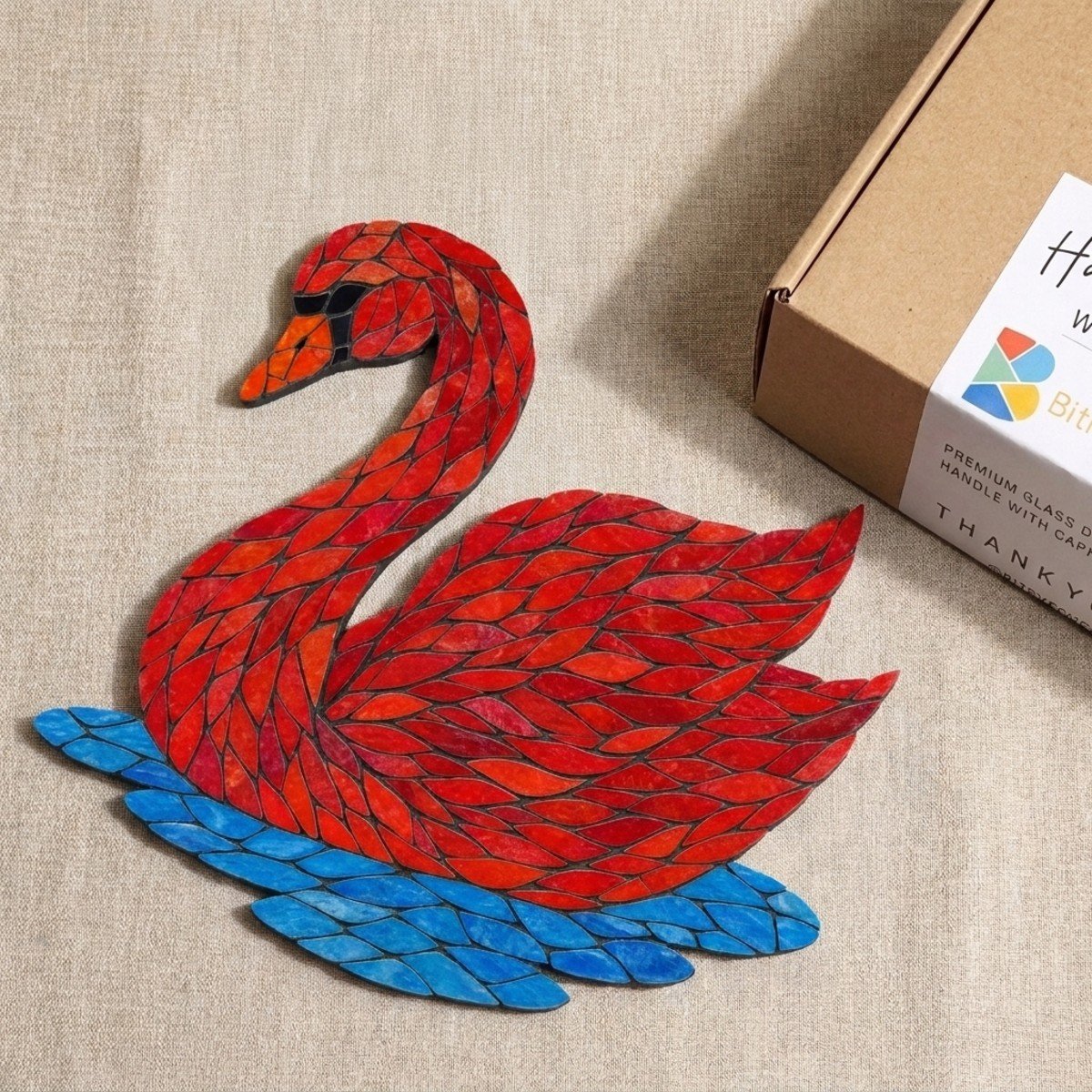 Elegant Swan Mosaic Art Kit