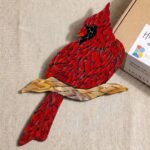 Scarlet Cardinal Mosaic Art Kit
