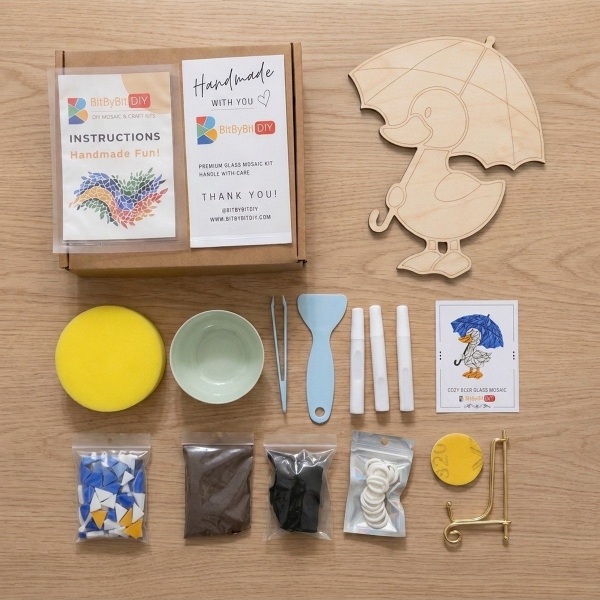 Cozy Duck Mosaic Art Kit