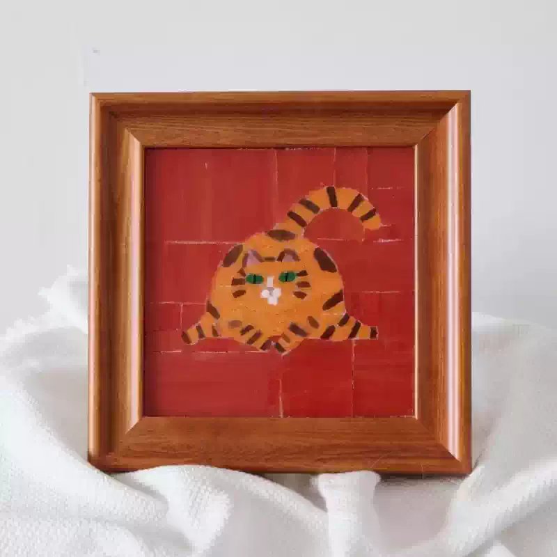 Chubby Cat Mosaic Art Kit