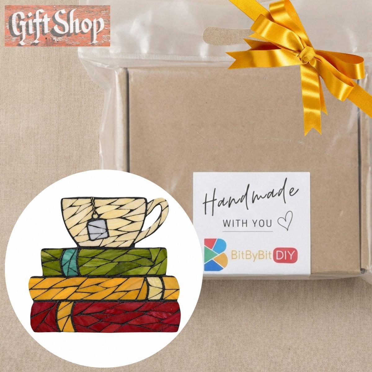 Cozy Reader Mosaic Art Kit
