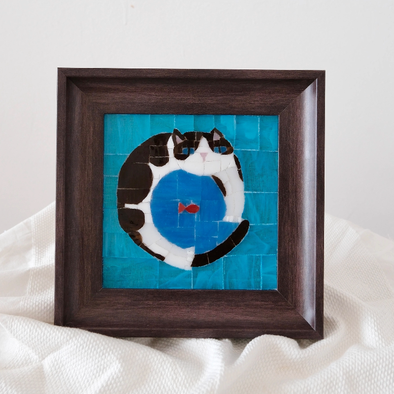 Curious Cat Mosaic Art Kit