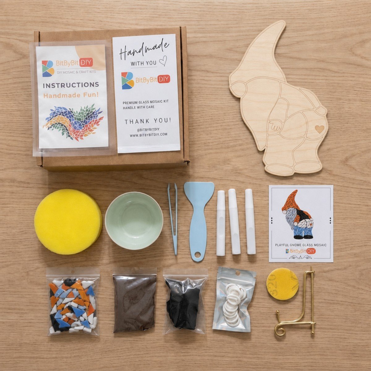 Playful Gnome Mosaic Art Kit