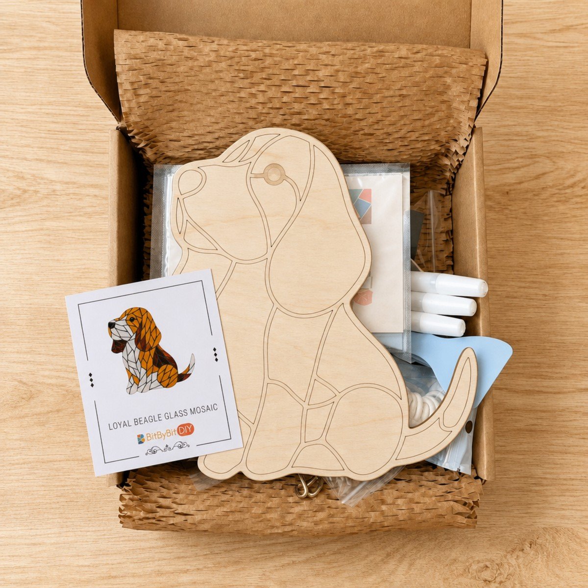 Loyal Beagle Mosaic Art Kit