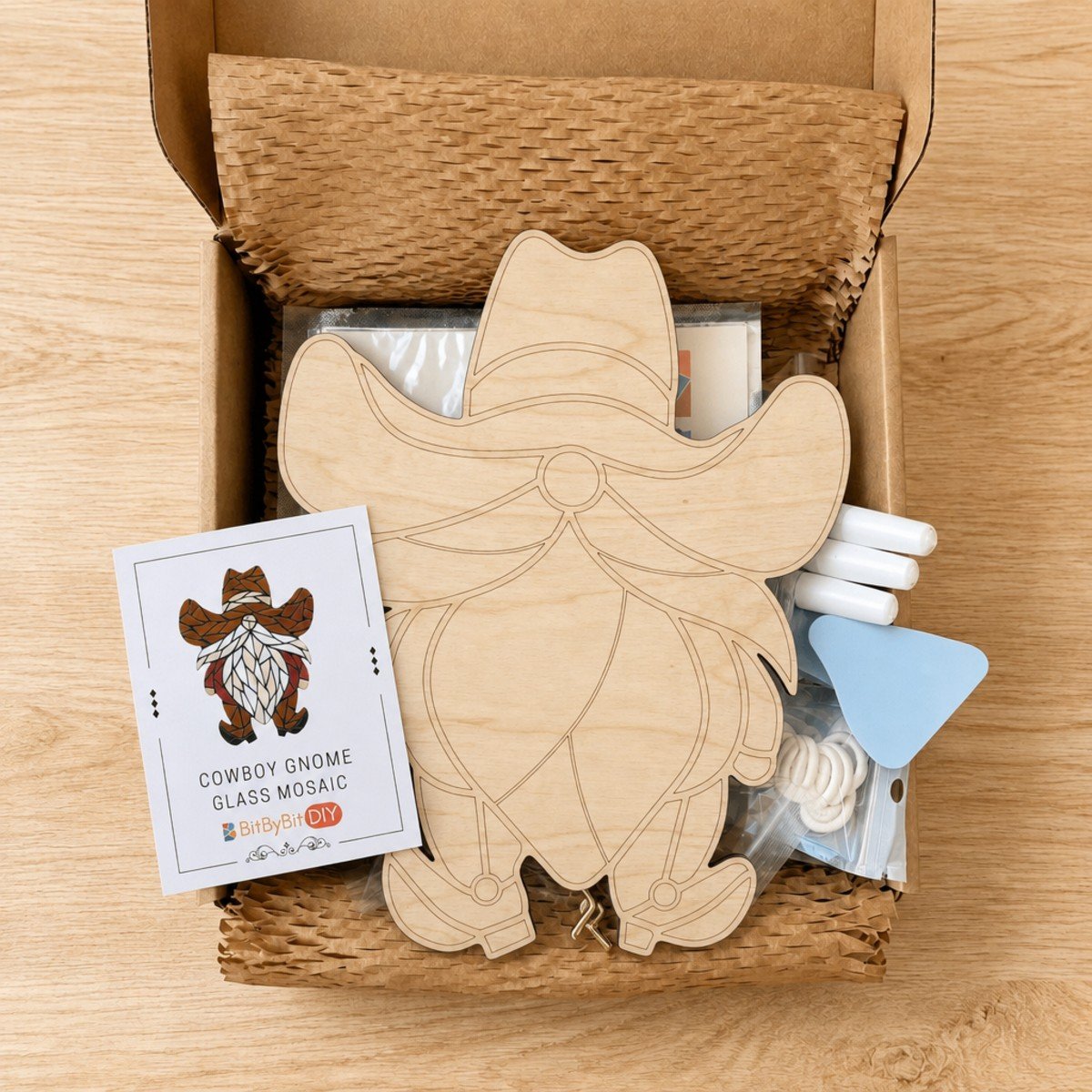 Cowboy Gnome Mosaic Art Kit