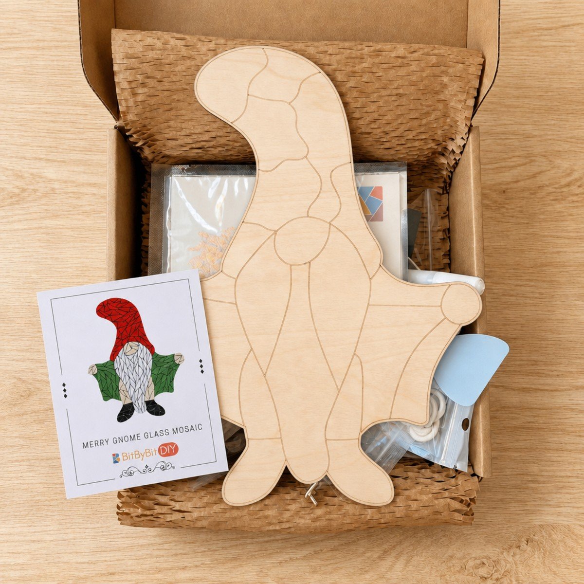 Merry Gnome Mosaic Art Kit