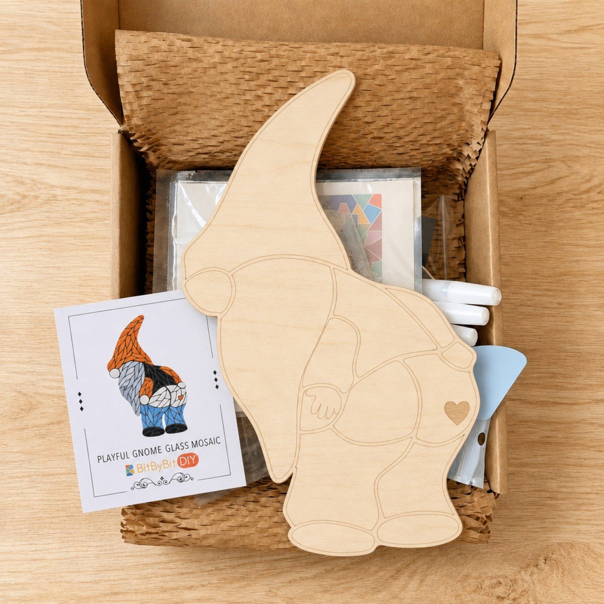 Playful Gnome Mosaic Art Kit