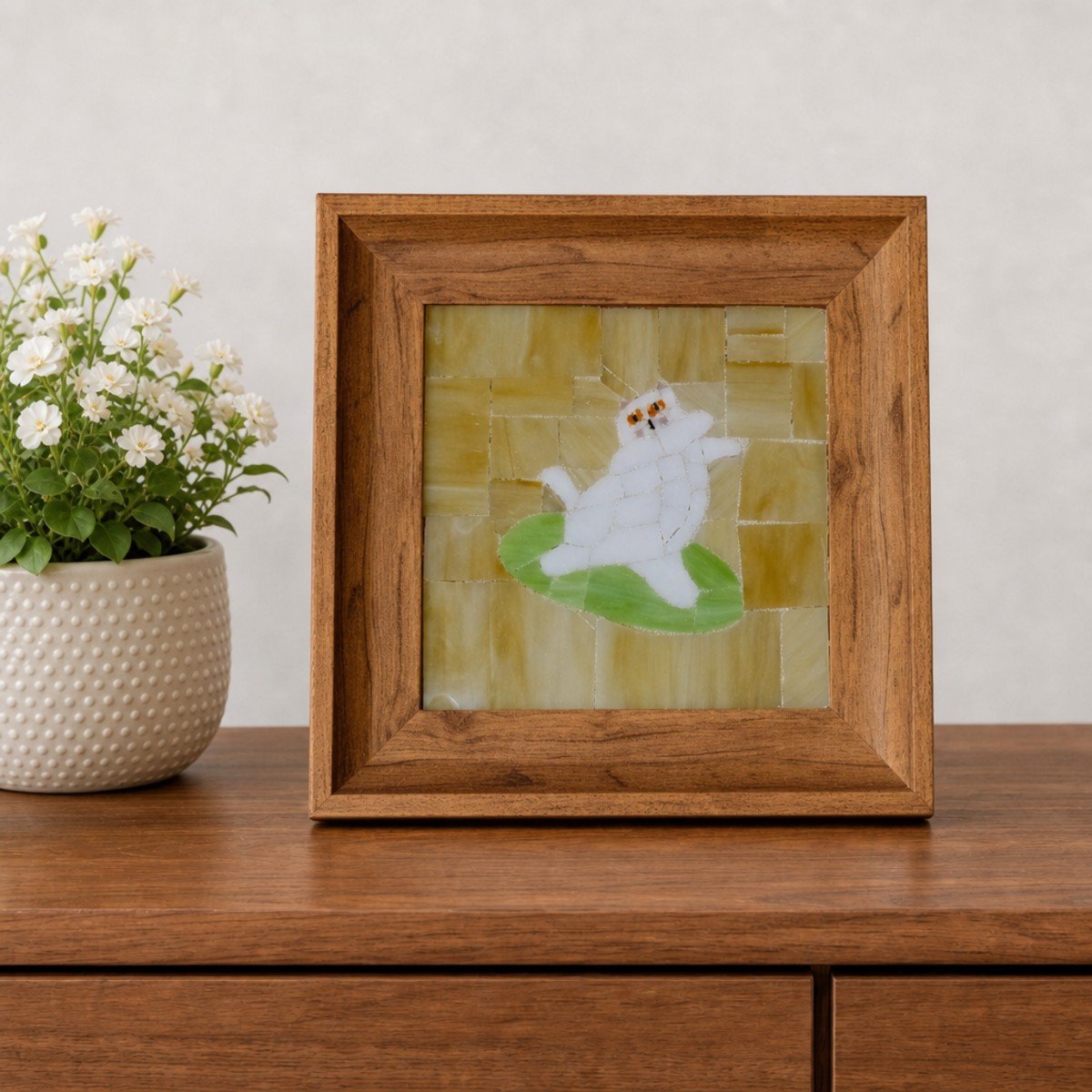 Serene Cat Mosaic Art Kit