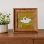 Playful White Cat Mosaic Art Kit