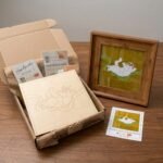 Playful White Cat Mosaic Art Kit