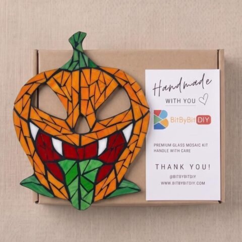 Jack-O'-Lantern Mosaic Art Kit