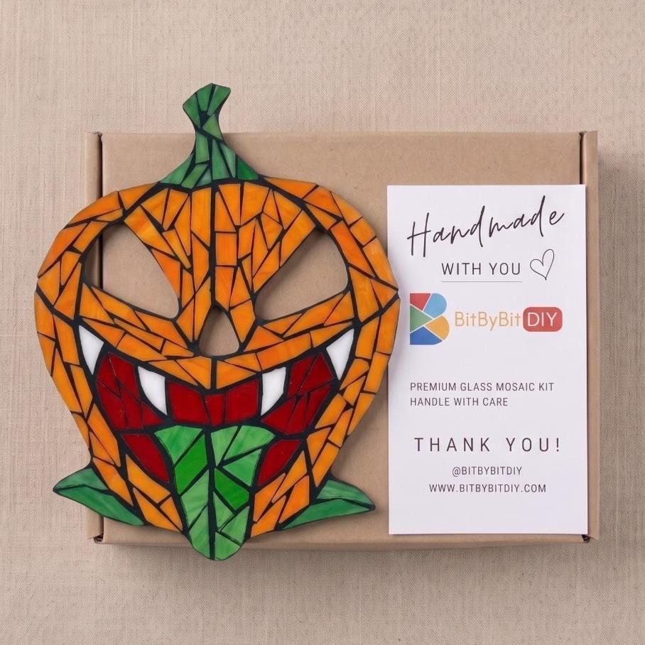 Jack-O'-Lantern Mosaic Art Kit