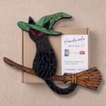 Witch Cat Mosaic Art Kit