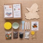 Witch Cat Pumpkin Mosaic Art Kit