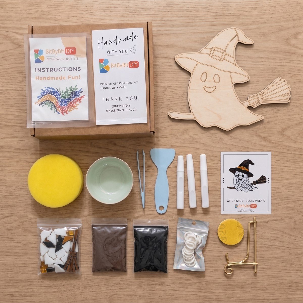 Witch Ghost Mosaic Art Kit