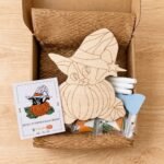 Witch Cat Pumpkin Mosaic Art Kit