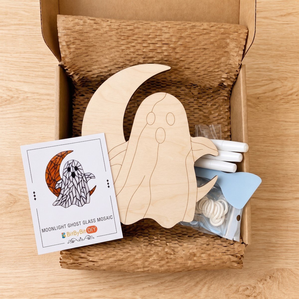 Moonlight Ghost Mosaic Art Kit