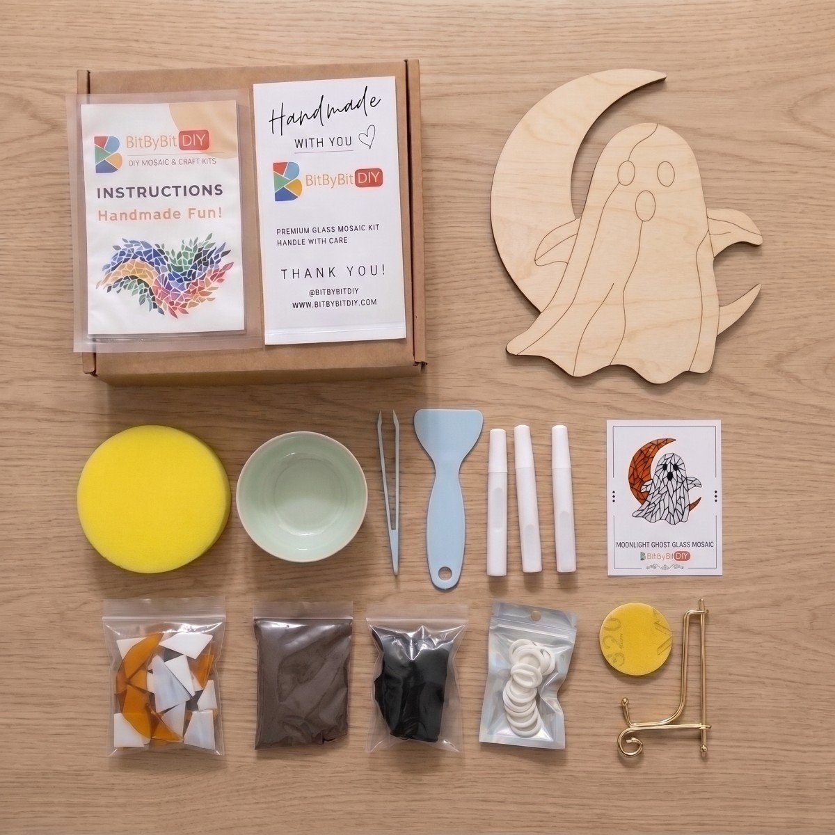 Moonlight Ghost Mosaic Art Kit