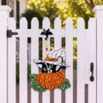 Witch Cat Pumpkin Mosaic Art Kit