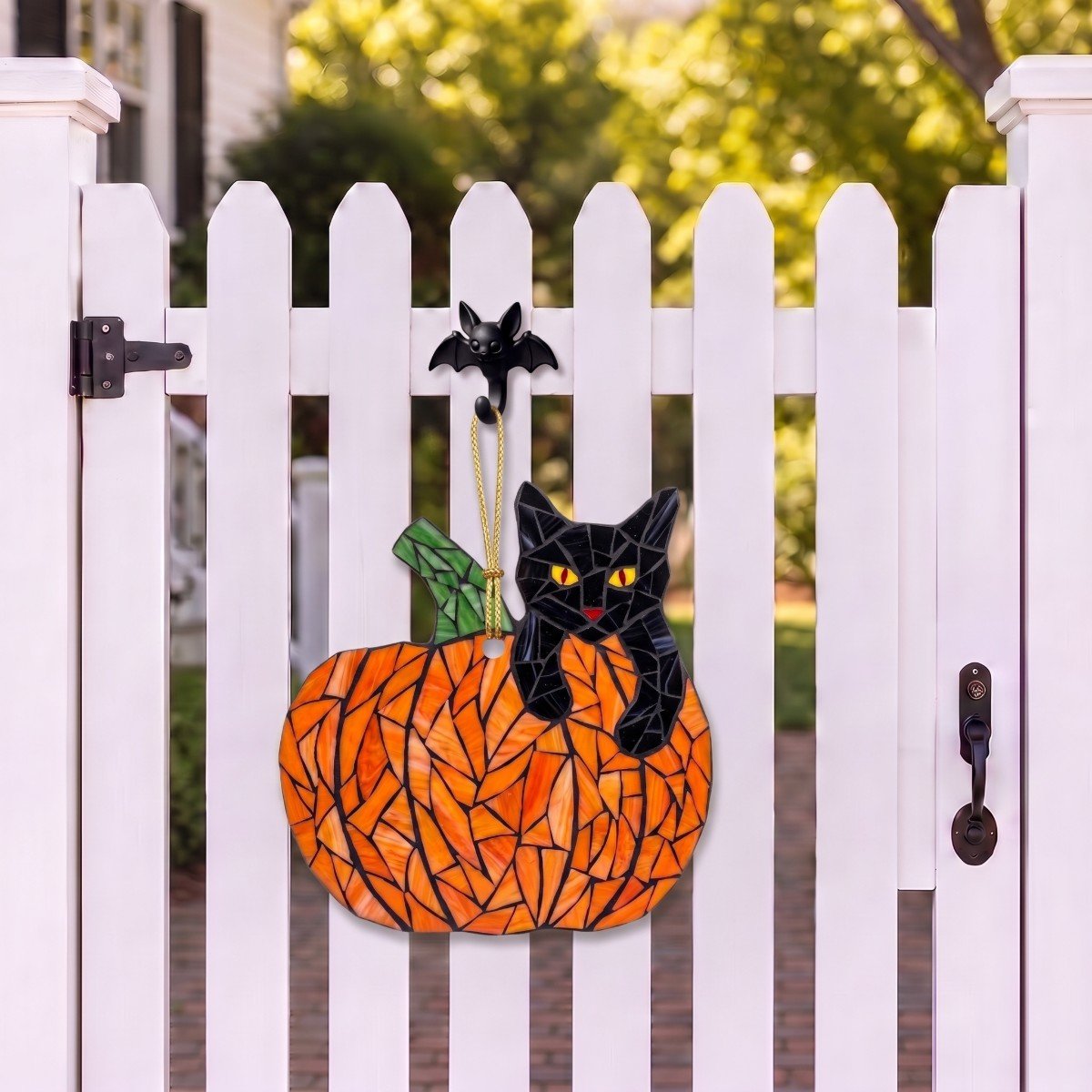 Pumpkin Cat Mosaic Art Kit